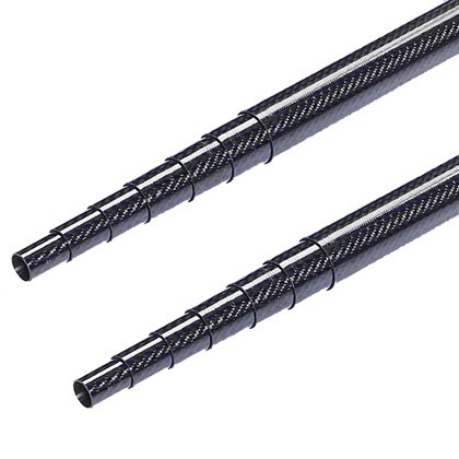 Blå Kevlar karbonfiberrør